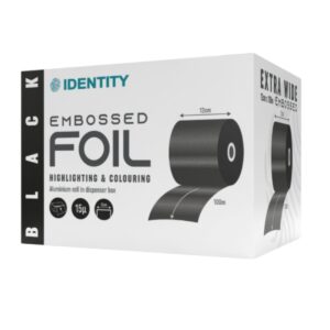 Identity Foil 100m x 120mm Embossed Black-0