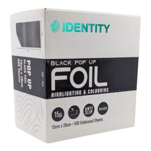 Identity Pop Up Foil Embossed 130mm x 280mm (500 Sheets) - Black-0