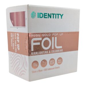 Identity Pop Up Foil Embossed 130mm x 280mm (500 Sheets) - Rose Gold-0