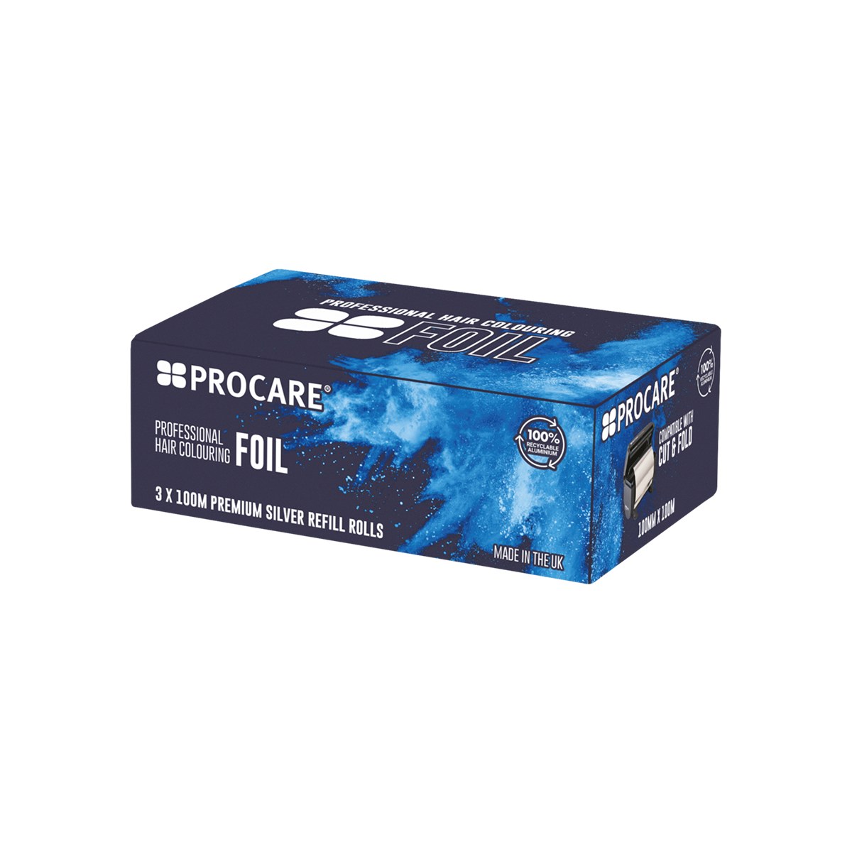 Procare Hair Foil 100m x 100mm Refill (3 Rolls)-21385
